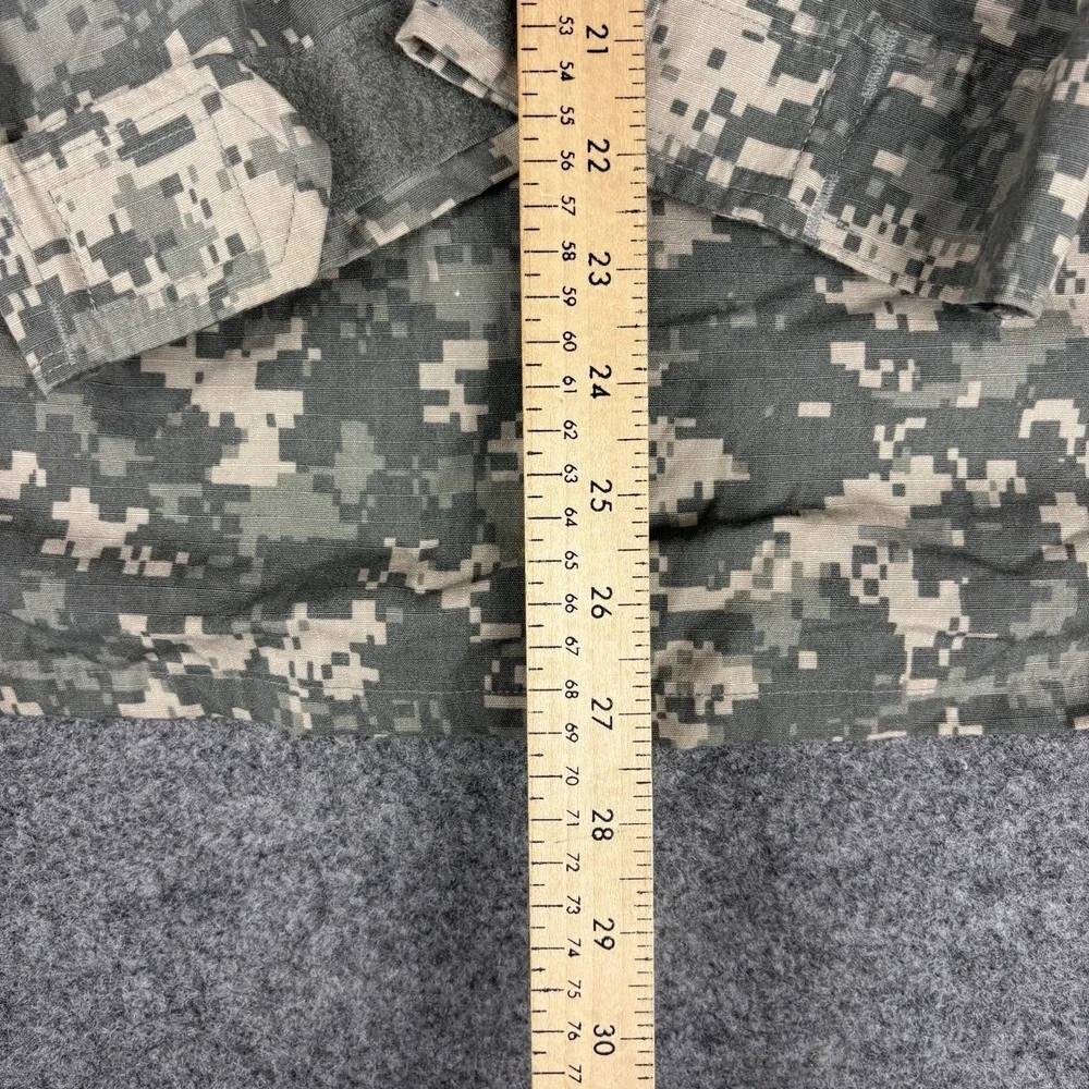 Army Combat Jacket Medium Regular Digital Camo Ripstop Uniform Military Full Zip